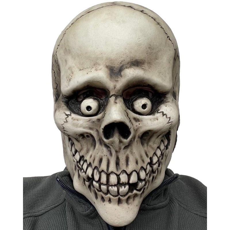 Spooked Skeleton Deluxe Halloween Mask