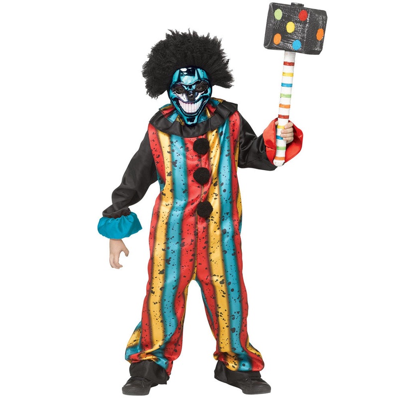 Carny Clown Boys Halloween Costume