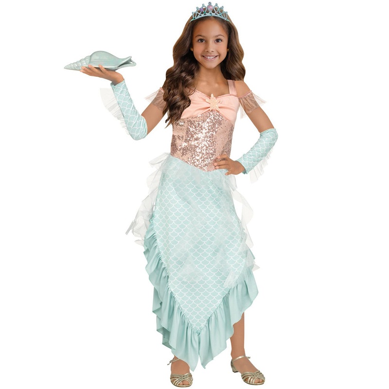 Magical Mermaid Girls Costume|Large|Medium