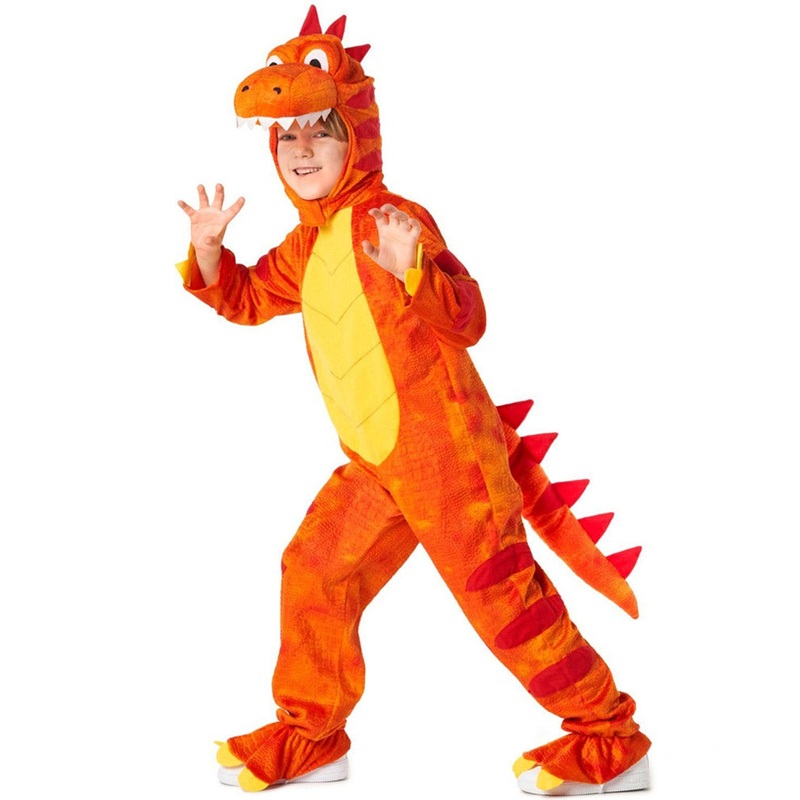 Orange T Rex Dinosaur Toddler and Kids Halloween Costume
