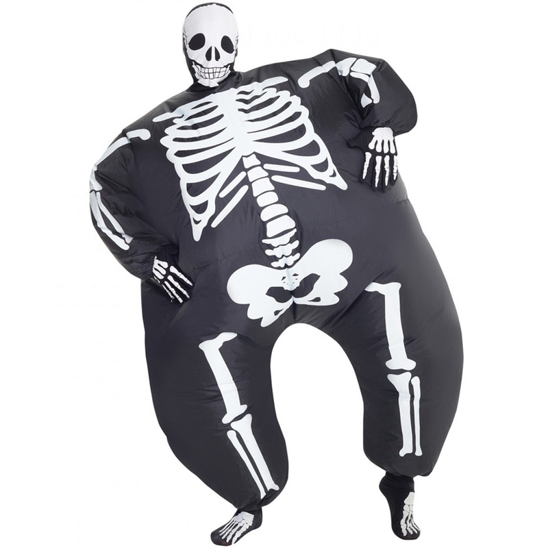 Skeleton Megamorph Inflatable Adult Costume