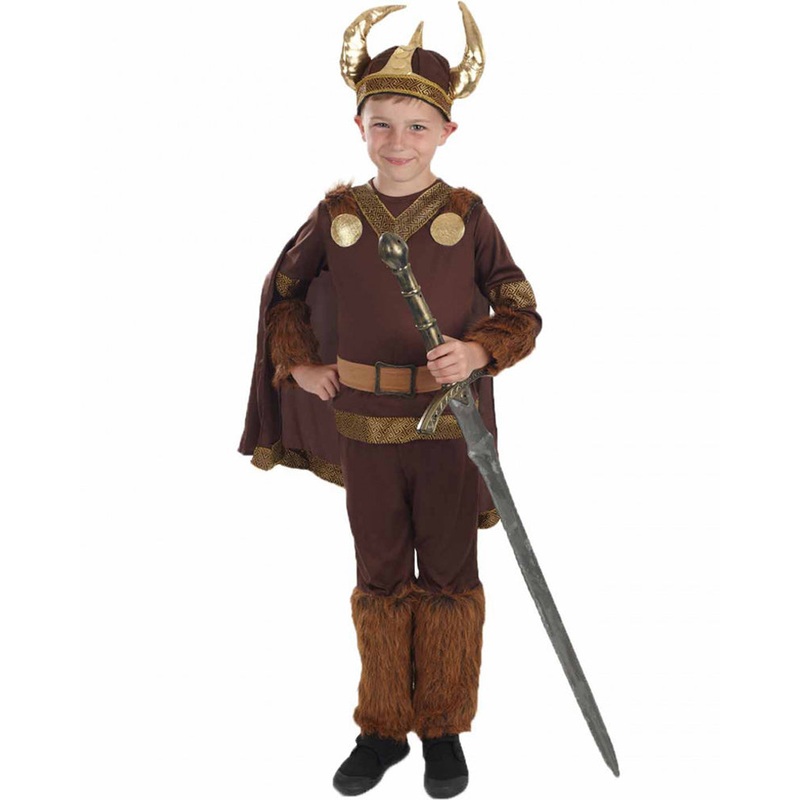 Viking Deluxe Boys Costume|Medium|Large