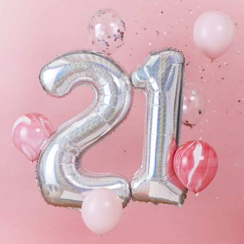 21st Birthday Balloon Bundle Celebration Decor