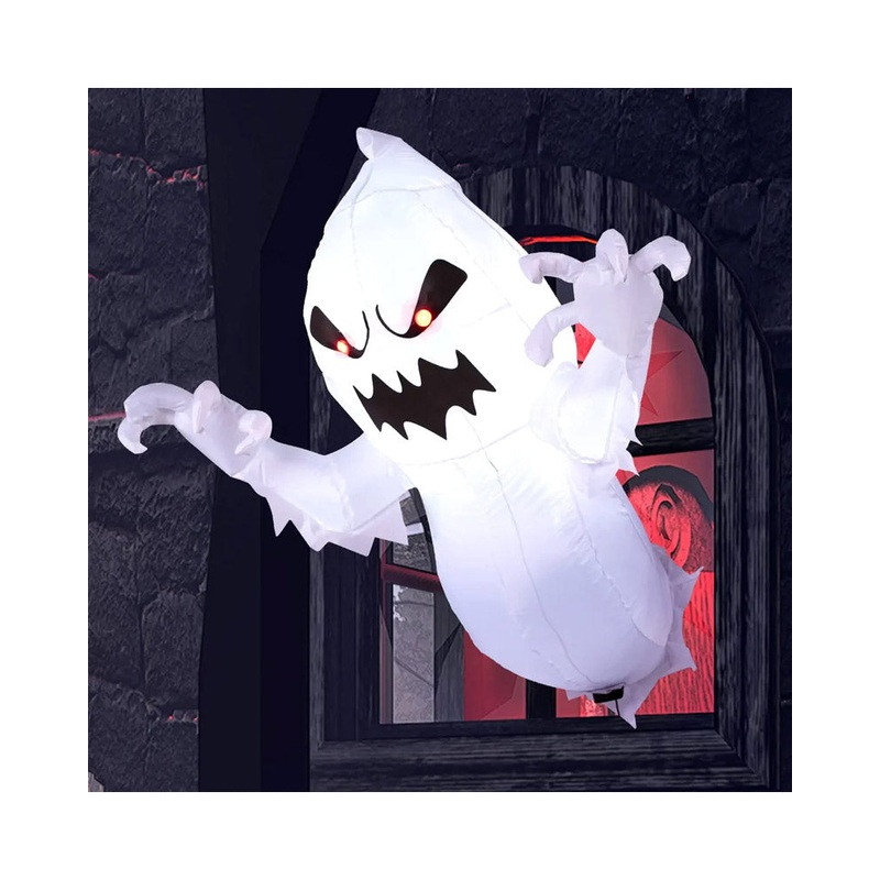 Crasher Ghost Window Breaker LED Inflatable Halloween Decoration 91cm