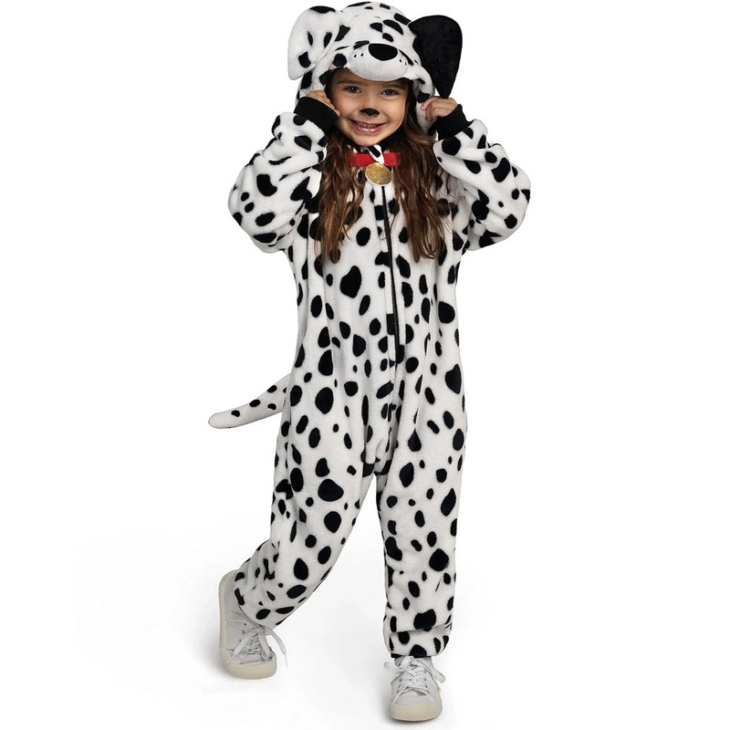 Dalmatian Cozy Jumpsuit Kids Costume