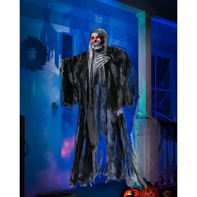 Halloween Hanging Animated LED Grim Reaper 1.5m