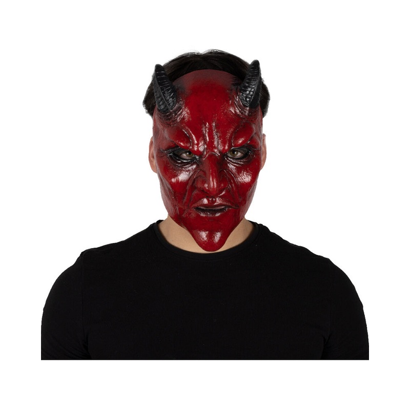 Lucifer Luxury FX Appliance Half Halloween Mask