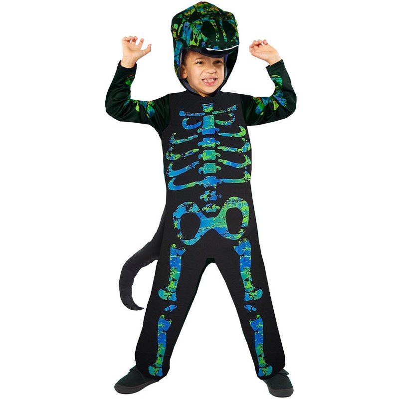 Skeleton Dino Boys Halloween Costume