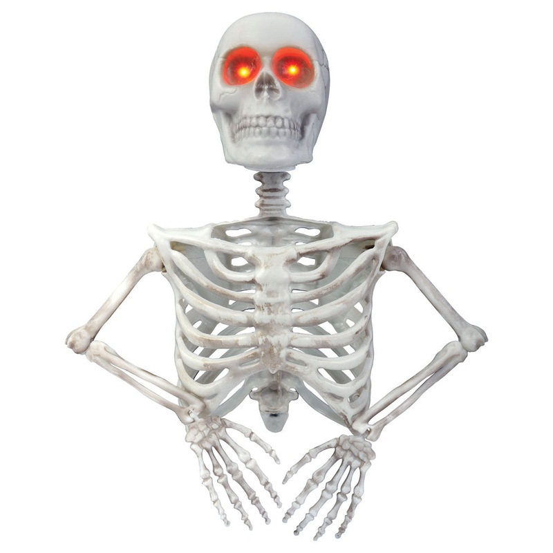 Skeleton with Light Up Eyes Grave Breaker 30cm