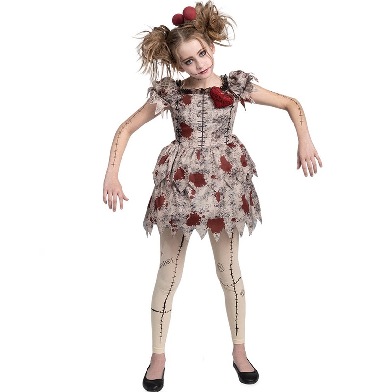 Voodoo Doll Girls Costume|Large|Medium|Small
