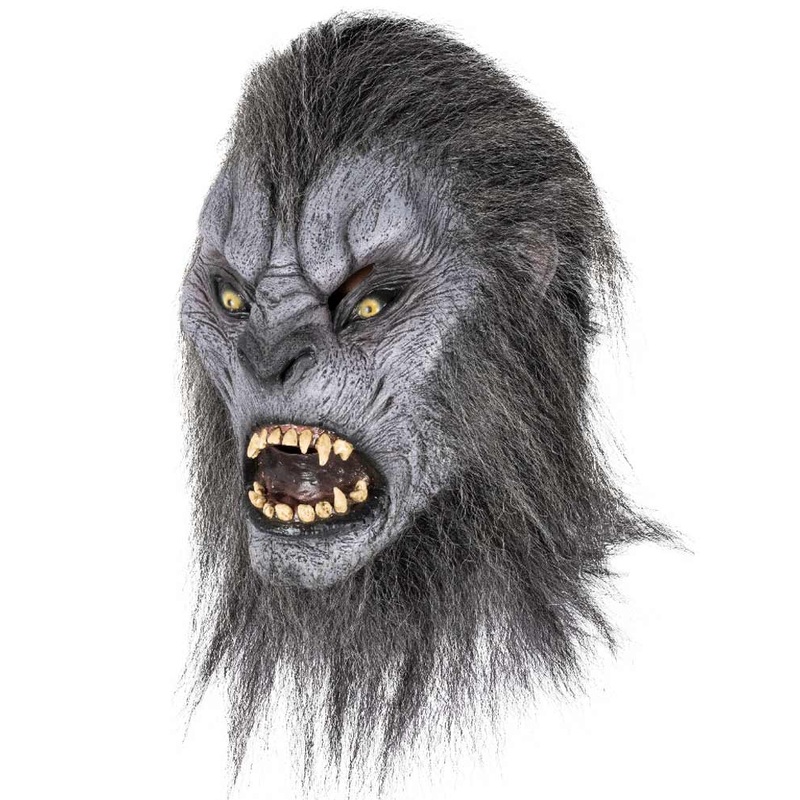 Werewolf Gray Wolfman Premium Halloween Mask