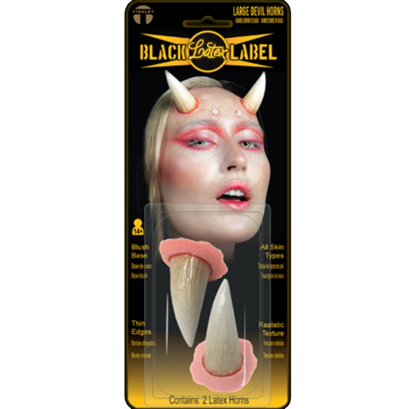 Black Label Latex Large Devil Horns