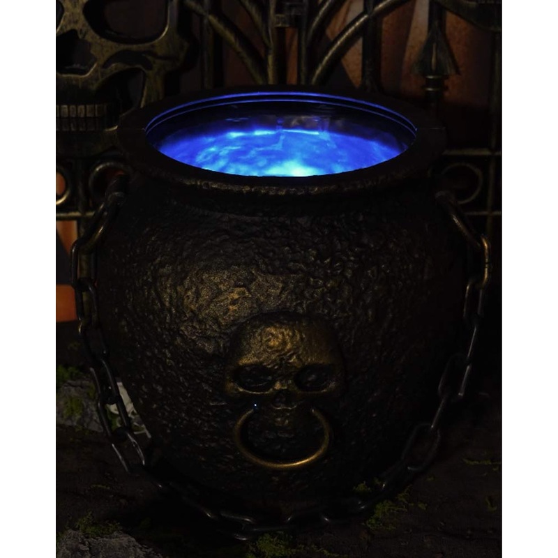 Haunted Cauldron Animated Halloween Decoration 50cm