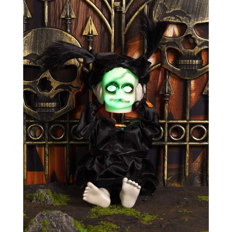 Possessed Doll Animated Halloween Decoration 27cm