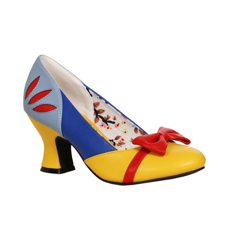 Snow Heel Pump with Bow Womens Shoes