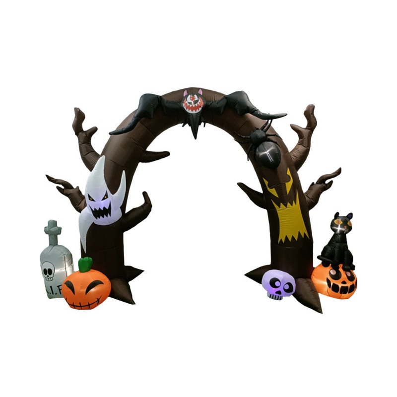 Haunted Forest Halloween Arch Lawn Inflatable 3.4m