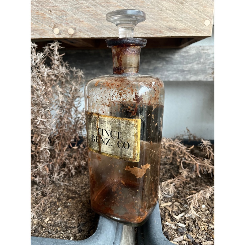 Antique 1890s Apothecary Bottle