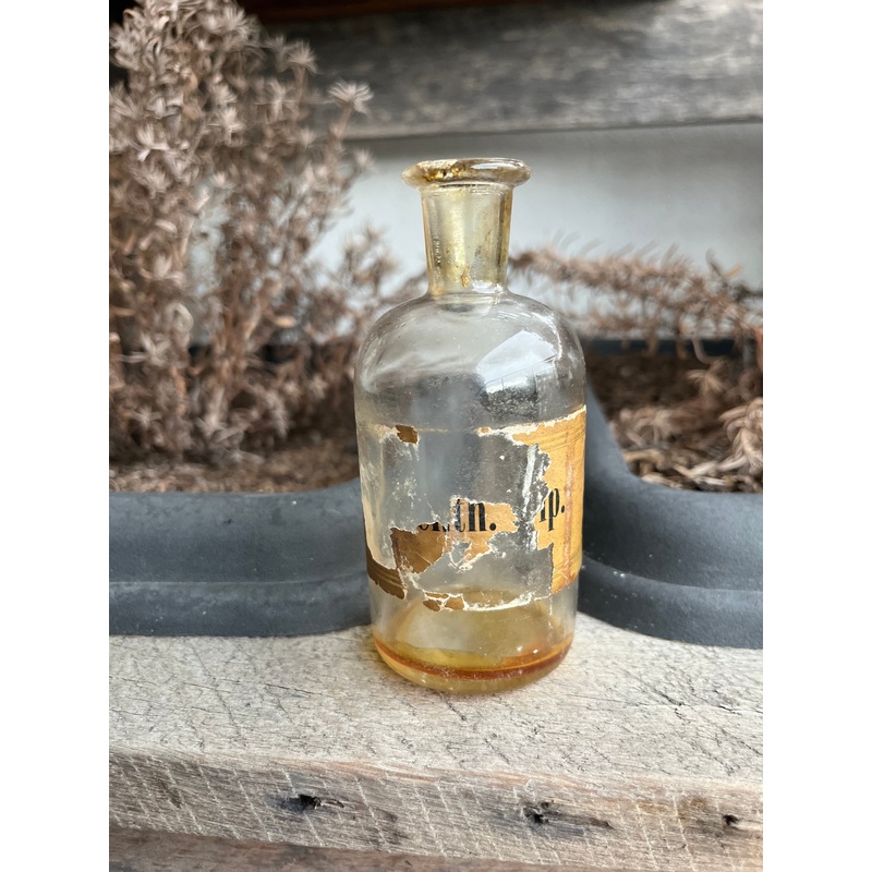Antique 1890s Tincture Apothecary Pharmacy Bottle