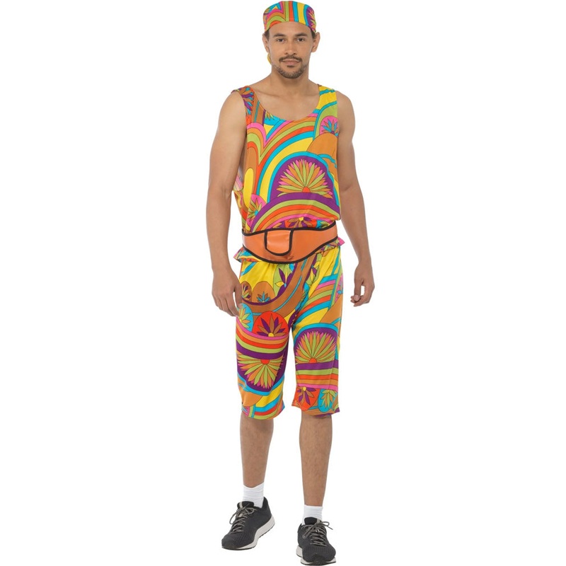 80s Work Out Guy Mens Costume|Large|Medium|Extra Large