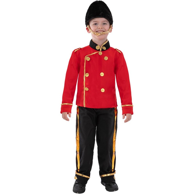 Busby Guard Kids Costume|Small|Medium