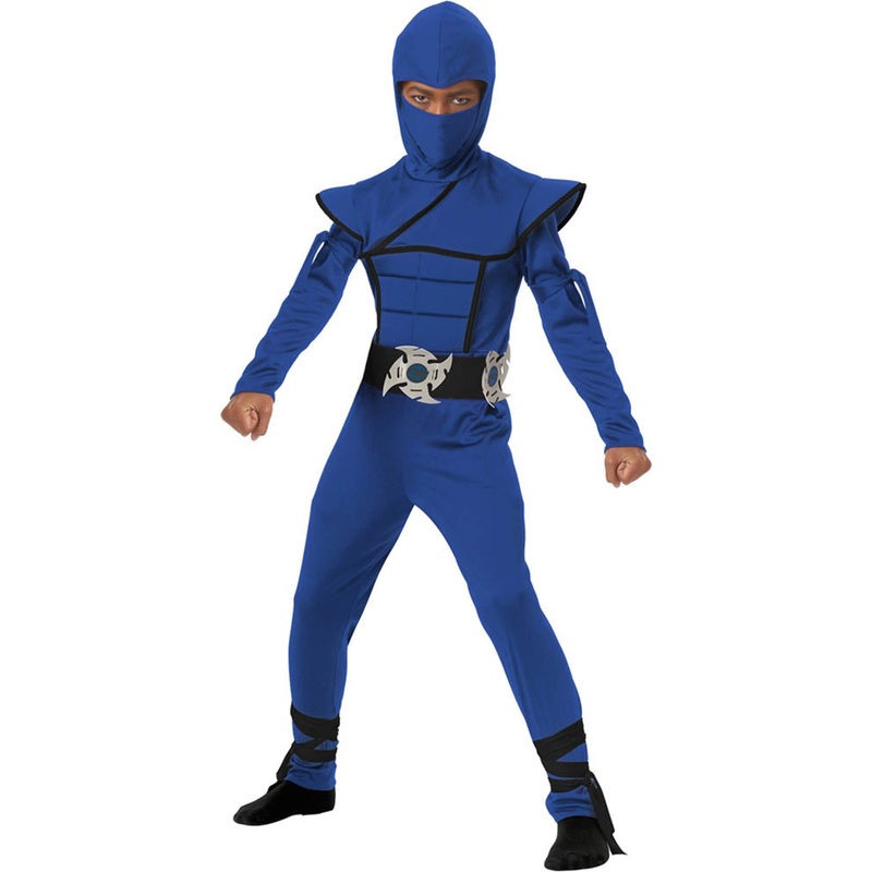 Blue Stealth Ninja Boys Costume