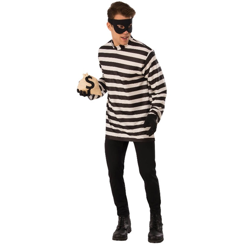 Burglar Mens Costume|Large|Extra Large