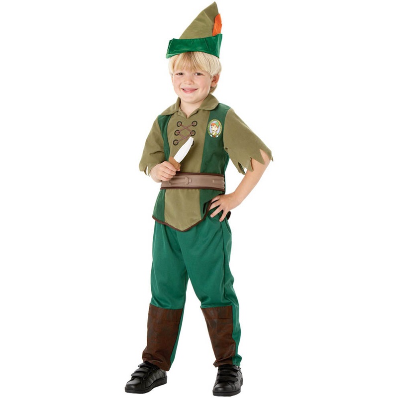 Disney Peter Pan Boys Costume|3-5|6-8|9-10