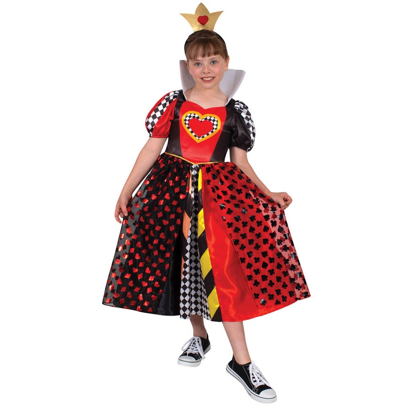 Disney Queen of Hearts Deluxe Girls Costume