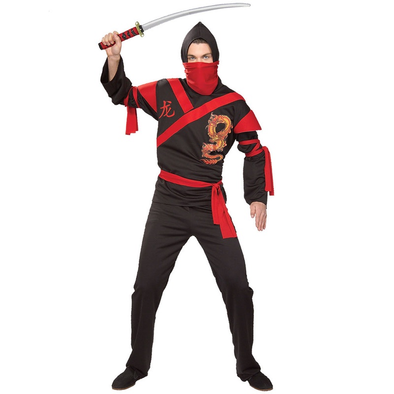 Dragon Ninja Warrior Mens Costume