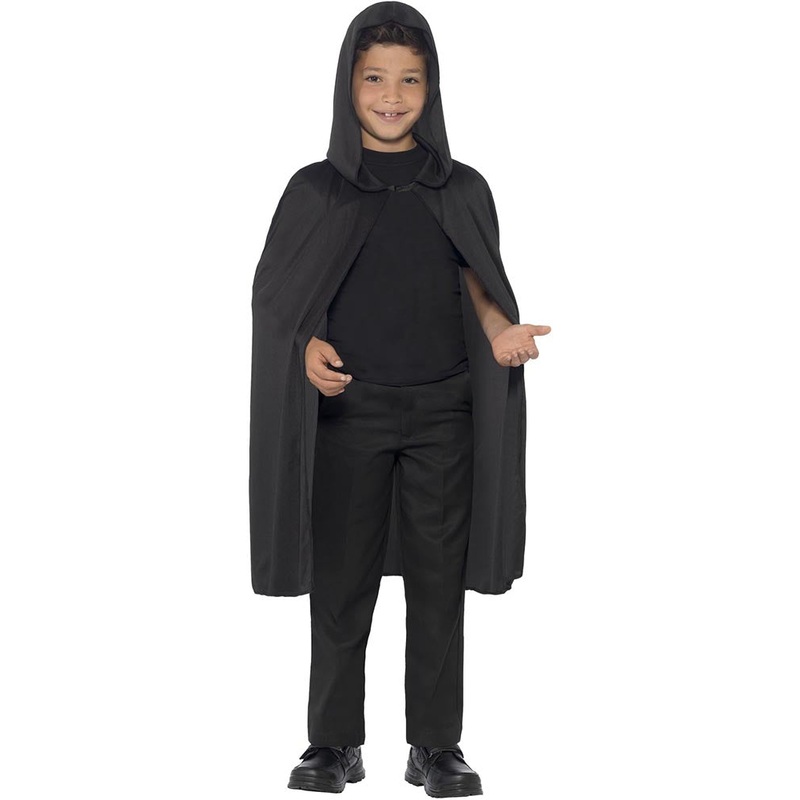 Black Hooded Cape