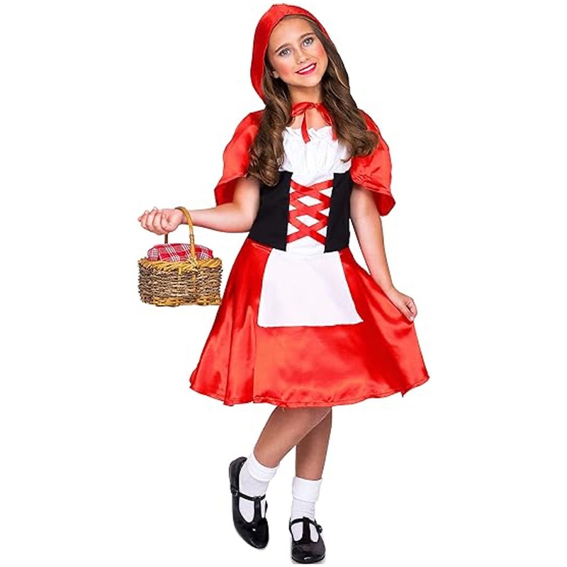 Storybook Red Riding Hood Girls Costume