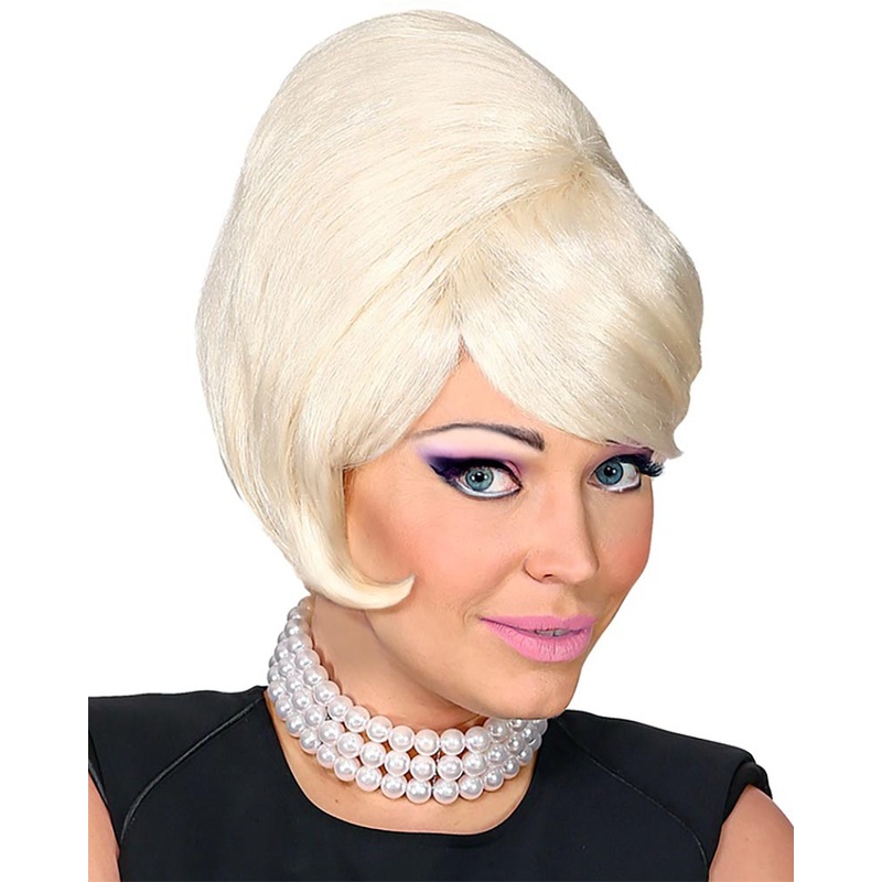 60s Blonde Beehive Wig