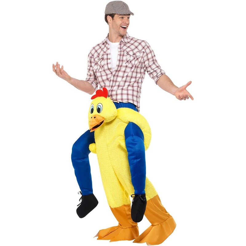 Chicken Piggyback Adults Costume