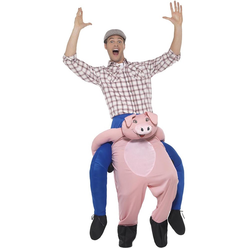 Pig Piggyback Adults Costume