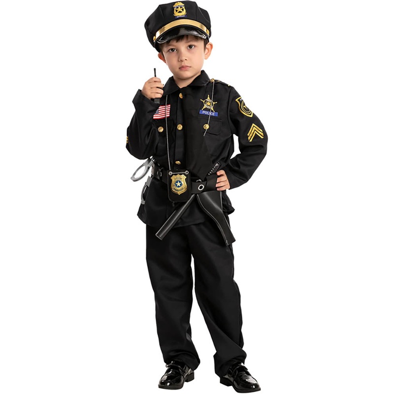 Police Officer Complete Boys Costume