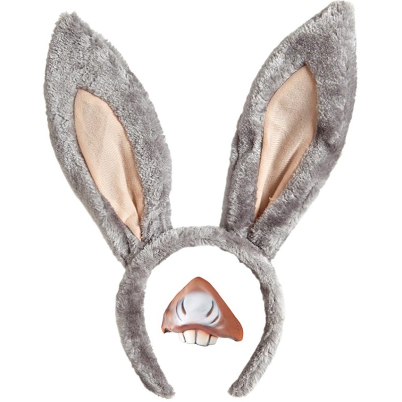 Donkey Ears and Mouth Set