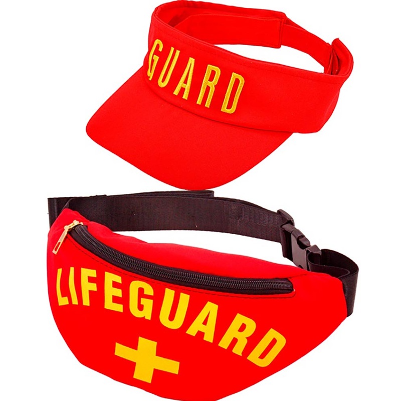 Lifeguard Visor and Bumbag Set