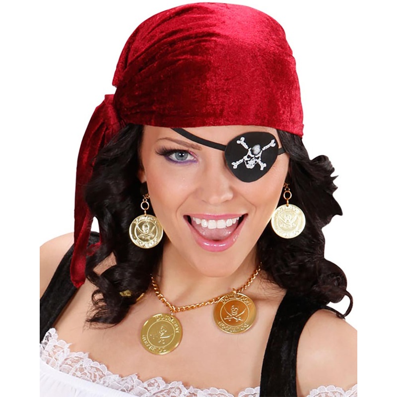 Pirate Necklace and Earrings Set
