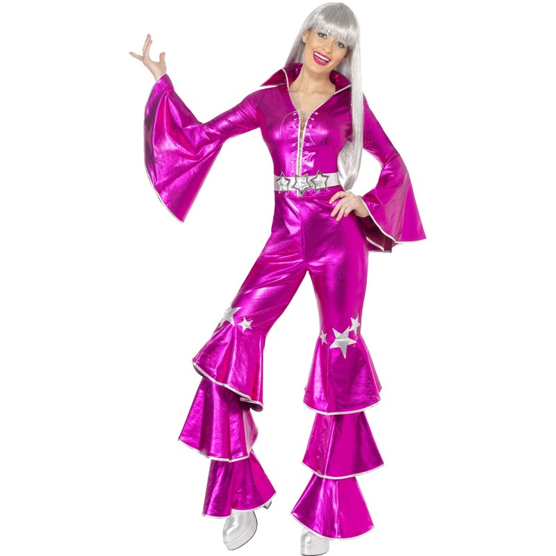 1970s Dancing Dream Pink Ladies Disco Costume
