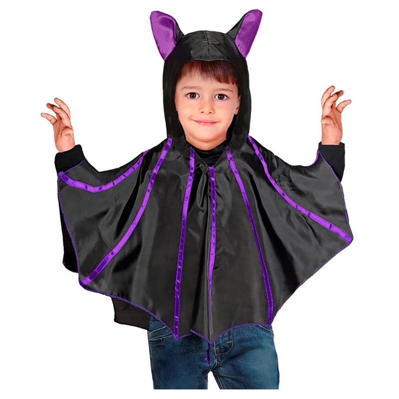 Bat Poncho Kids Halloween Costume