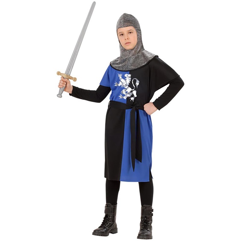 Blue Medieval Warrior Boys Costume