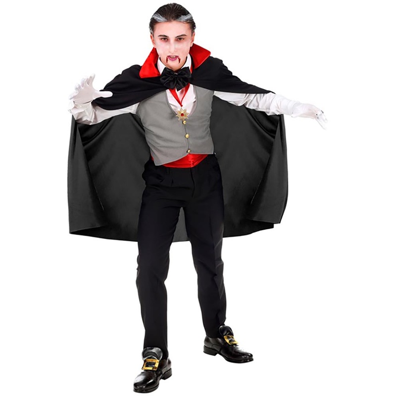 Grey Vest Vampire Boys and Teens Halloween Costume