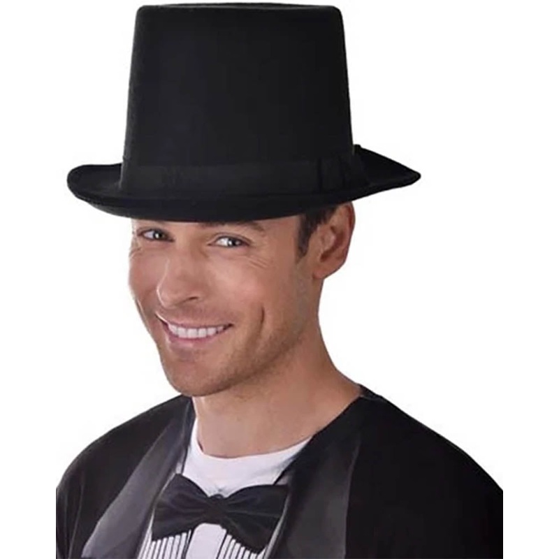 Lincoln Deluxe Felt Top Hat
