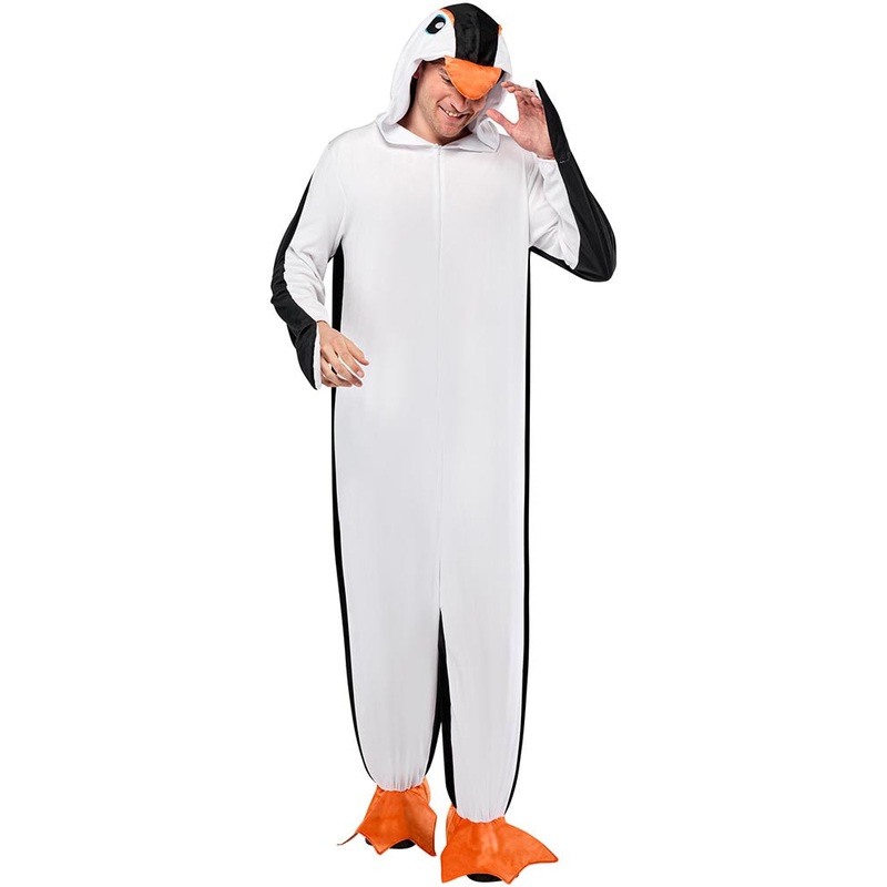Penguin Plush Onesie Mens Costume