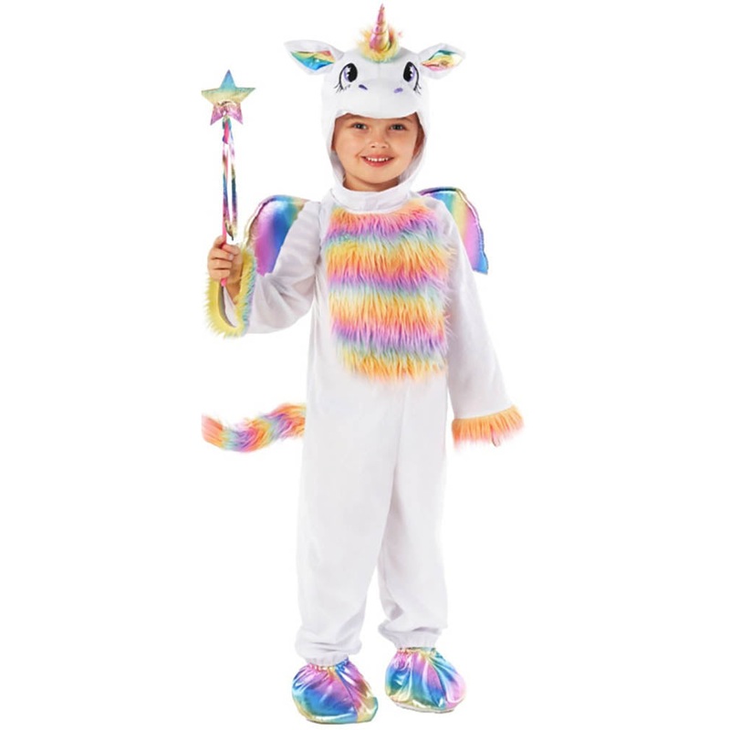 Rainbow Unicorn Onesie Kids Costume