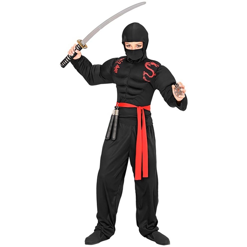 Super Muscle Ninja Boys and Teens Halloween Costume
