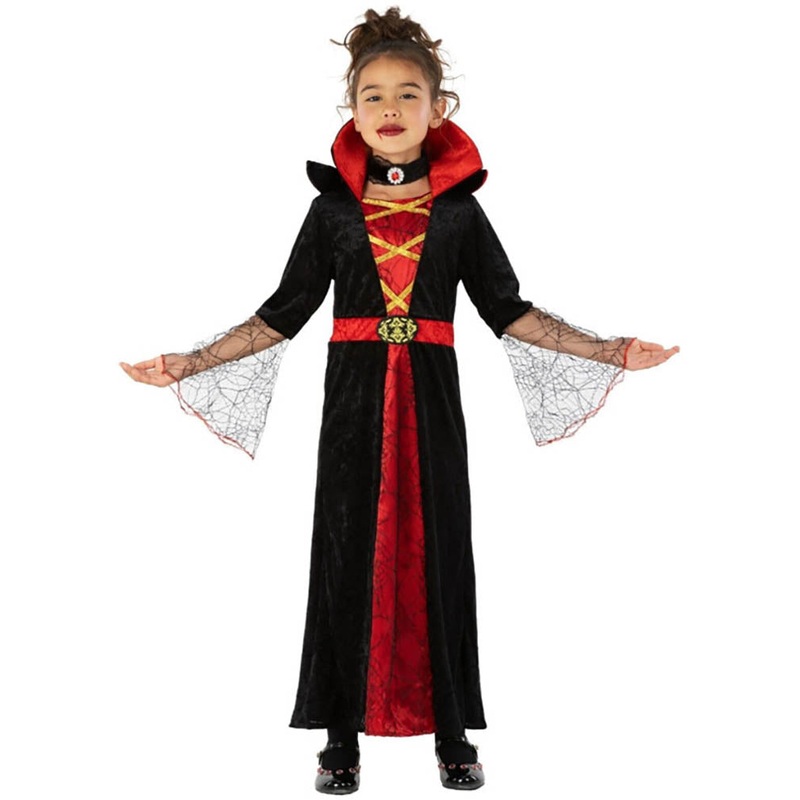 Vampiress Girls Halloween Costume