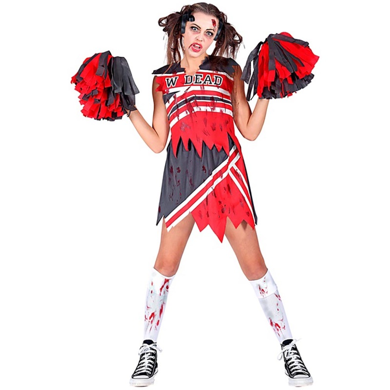 Zombie Cheerleader Womens Halloween Costume