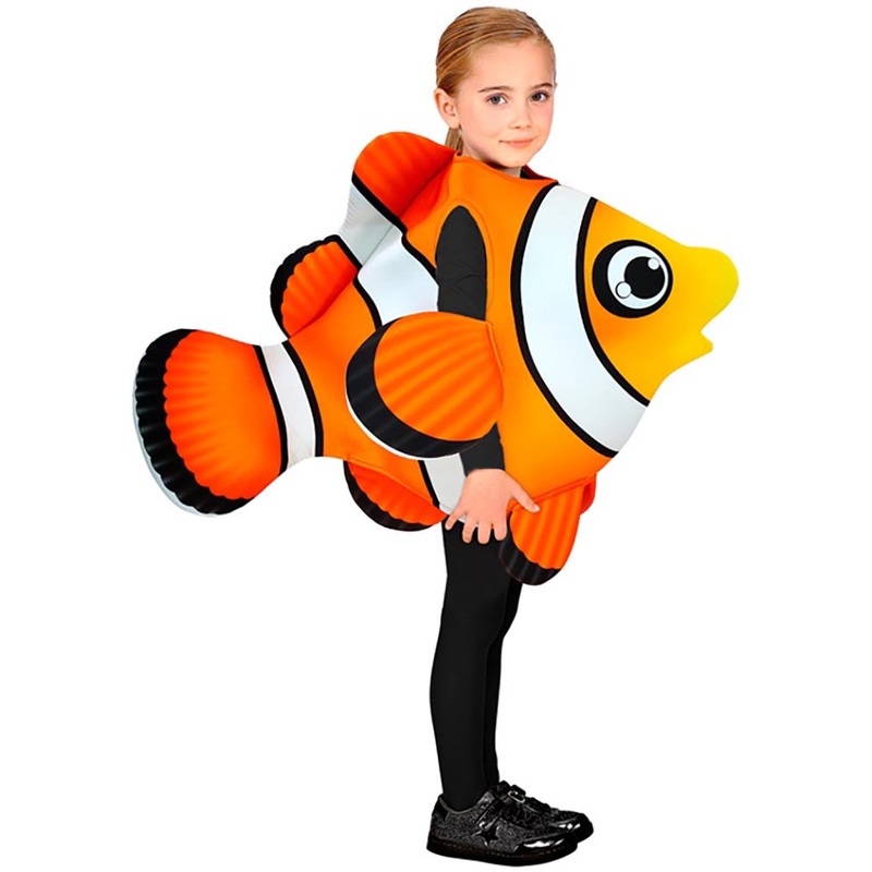 Orange Tropical Fish Kids Costume