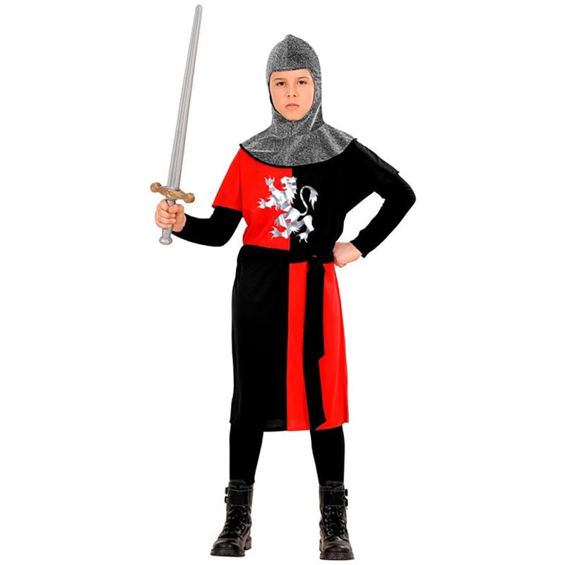 Red Medieval Warrior Boys Costume